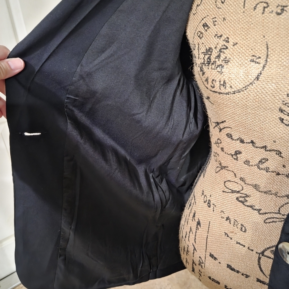 ABLE New Micah Drapey Black Blazer Size S - Picture 8 of 15